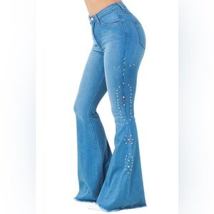 NWT GJG Denim Santa Rosa Bell Bottom Jean -34” Inseam